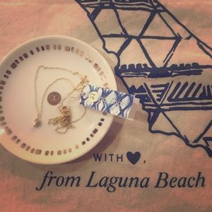 gorjana Moon Charm Adjustable Necklace (NWT)